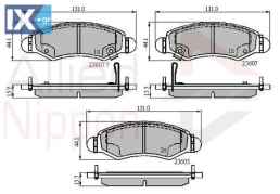 ΣΕΤ ΔΙΣΚΟΦΡΕΝΑ ΕΜΠΡ. SUZUKI  ADB31297 4706835 9194893 9214424 9214835 5520083840 5581083 5581083E00 5581083E10000 5581084 55810840 5581084E00 5581084E01 5581084E00 5581084E01 1605976 4704578 4706748 4