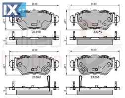 ΣΕΤ ΔΙΣΚΟΦΡΕΝΑ ΟΠΙΣΘ. OPEL  ADB31504 09117717 09195685 09198598 1605025 1605037 1605039 1605040 1605093 1605105 1605961 9193251 9195147 9195641 9195642 9198598 09117717 09195685 09198598 1605025 16050