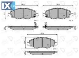 ΣΕΤ ΔΙΣΚΟΦΡΕΝΑ ΕΜΠΡ. TOYOTA  ADB31508 044650K130