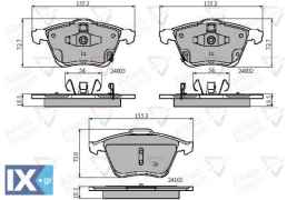 ΣΕΤ ΔΙΣΚΟΦΡΕΝΑ ΕΜΠΡ. MAZDA  ADB31522 GPYA3323ZD GPYA3323ZB GPYA3323ZC GPYA3323ZF GPYA3323ZG GPYA3323ZG9C GPYA333ZB GPYA333ZC GPYA333ZF GPYA333ZG GPYA333ZG9C