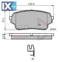 ΣΕΤ ΔΙΣΚΟΦΡΕΝΑ ΕΜΠΡ. SUZUKI  ADB31523 5520050J01 5520050J02