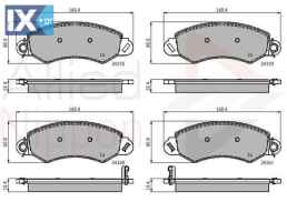 ΣΕΤ ΔΙΣΚΟΦΡΕΝΑ ΕΜΠΡ. LDV  ADB31544 545990001 545990027