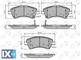 ΣΕΤ ΔΙΣΚΟΦΡΕΝΑ ΕΜΠΡ. TOYOTA  ADB31588 0446502190 0446502280 044650F010 044650F011 446502190 446502280