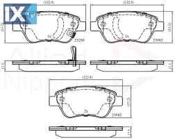 ΣΕΤ ΔΙΣΚΟΦΡΕΝΑ ΕΜΠΡ. OPEL  ADB31594 1605153 1605184 1605226 1605258 1605353 1605357 1605359 93167073 93169174 93169254 93189815 93191697 93191698 95513810 PC351110 1605153 1605184 1605226 1605258 1605