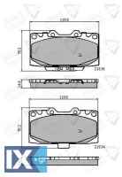 ΣΕΤ ΔΙΣΚΟΦΡΕΝΑ ΕΜΠΡ. NISSAN-SUBARU  ADB31614 4106074F90 4106074F91 4106074F92 4108030P26 4108040P27 D106074F92 26296AE120 26296AE210 26296FA100 26296FA101 26296FA102 26296FA170 26296FE070 26296FE090