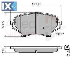 ΣΕΤ ΔΙΣΚΟΦΡΕΝΑ ΕΜΠΡ. MAZDA  ADB31631 N0Y73328Z N0Y7338Z N0Y93323Z N0Y9333Z NF7Y3323Z NF7Y333Z NFY73323Z NFY73323ZA NFY73323ZB NFY73328Z NFY73328ZA NFY73328ZB NFY73328ZC NFY7333Z NFY7333ZA NFY7333ZB NF