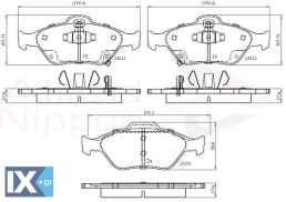 ΣΕΤ ΔΙΣΚΟΦΡΕΝΑ ΕΜΠΡ. TOYOTA  ADB31637 044650D050 044650D120 04465YZZDS
