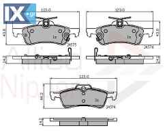 ΣΕΤ ΔΙΣΚΟΦΡΕΝΑ ΟΠΙΣΘ. TOYOTA  ADB31657 044660D010 04466YZZE6 044660D010 044660D010000