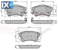 ΣΕΤ ΔΙΣΚΟΦΡΕΝΑ ΕΜΠΡ. OPEL - CHEVROLET  ADB31680 13237751 1605232 1605434 22959104 13237751 1605434