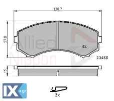 ΣΕΤ ΔΙΣΚΟΦΡΕΝΑ ΕΜΠΡ. MAZDA-MITSUBISHI  ADB3172 4605A041 4605A471 MN116445 MN116446 MR407422 MR510539 MR510619 MR527868 MR569592 MZ690177 MZ690340 MZ690347 MZ690347C SHY63323Z 4605A01 S4Y9338Z S4Y9338Z