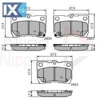 ΣΕΤ ΔΙΣΚΟΦΡΕΝΑ ΟΠΙΣΘ. LEXUS  ADB31729 446622190 446630240 446653010 0446622190 0446630240 0446653010