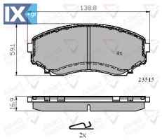 ΣΕΤ ΔΙΣΚΟΦΡΕΝΑ ΕΜΠΡ. MAZDA  ADB31732 LBZ23323ZA S4YK3323ZA 1U11338Z 1U13338Z CBZ23322Z CBZ2332Z L0213323ZB L0Z13323ZB L0Z13328ZB L0Z1333ZA L0Z1333ZB L0Z1338ZA LBZ23323Z LBZ2333Z LCY13328Z LCY4333Z LCY