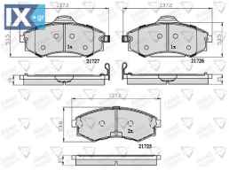 ΣΕΤ ΔΙΣΚΟΦΡΕΝΑ ΕΜΠΡ. HYUNDAI  ADB31741 410603C490 4106048R91 5810128A00 5810133C00 4106048R91 5810117A00 5810128A00 5810128A20 5810129A00 5810129A10 5810129A30 5810129A40 5810129A50 5810129A90 5810133