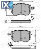 ΣΕΤ ΔΙΣΚΟΦΡΕΝΑ ΕΜΠΡ. NISSAN  ADB31745 41060CA090 41060CA093 41060CG00J