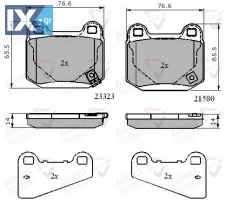 ΣΕΤ ΔΙΣΚΟΦΡΕΝΑ ΟΠΙΣΘ. NISSAN  ADB31755 44060CD094 D40F0CD094
