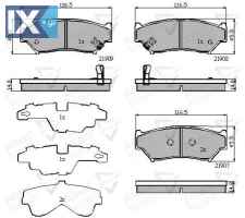 ΣΕΤ ΔΙΣΚΟΦΡΕΝΑ ΕΜΠΡ. SUZUKI  ADB31777 5520065D00