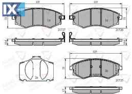 ΣΕΤ ΔΙΣΚΟΦΡΕΝΑ ΕΜΠΡ. HYUNDAI  ADB31779 581012DA20