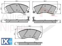 ΣΕΤ ΔΙΣΚΟΦΡΕΝΑ ΕΜΠΡ. HYUNDAI-KIA  ADB31782 581014DE00 581014HA50 581014DE00 581014HA50