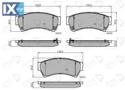ΣΕΤ ΔΙΣΚΟΦΡΕΝΑ ΕΜΠΡ. MAZDA  ADB31787 GSYD3329ZA GSYD3323ZA GSYD3328ZA GSYD333Z GSYD333ZA GSYD338ZA