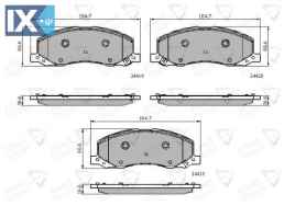 ΣΕΤ ΔΙΣΚΟΦΡΕΝΑ ΕΜΠΡ. OPEL  ADB32003 13237752 1605202 13237752 1605202