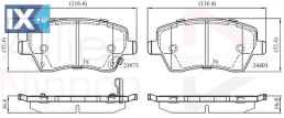 ΣΕΤ ΔΙΣΚΟΦΡΕΝΑ ΕΜΠΡ. SUZUKI-OPEL  ADB32008 4711040 93196814 5581062J00 5581062J00L00 5581062J01 5581062J20 5581062J30 5581062J31000 5581062J50 5581062J50000 4308239 4708239 4711040 93196814