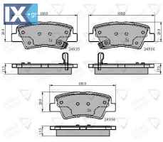 ΣΕΤ ΔΙΣΚΟΦΡΕΝΑ ΟΠΙΣΘ. KIA  ADB32023 583020AA10 583021RA30 583022EA31 583022HA51 583022KA00 583022KA10 583022TA60 583023KA31 583023KA62 583023KA63 583023LA10 583023LA20 583023QA10 583023ZA10 583024QA00