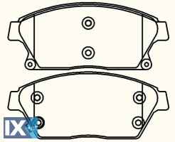 ΣΕΤ ΔΙΣΚΟΦΡΕΝΑ ΕΜΠΡ.OPEL - CHEVROLET  ADB32037 13301234 13412810 22799077 542115 95516193 13301234 1605178 22799077 542115 605135 22799077