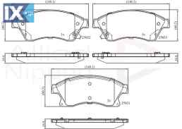 ΣΕΤ ΔΙΣΚΟΦΡΕΝΑ ΕΜΠΡ. OPEL - CHEVROLET  ADB32038 13301207 13412272 95516191 13301207 1605169