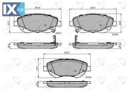ΣΕΤ ΔΙΣΚΟΦΡΕΝΑ ΕΜΠΡ. TOYOTA  ADB32119 0446505300 446505300