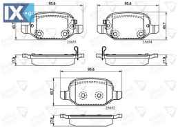 ΣΕΤ ΔΙΣΚΟΦΡΕΝΑ ΟΠΙΣΘ. FIAT  ADB32139 77366456 77366457