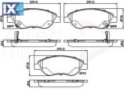ΣΕΤ ΔΙΣΚΟΦΡΕΝΑ EΜΠΡ. FIAT  ADB32213 77367923 77368553