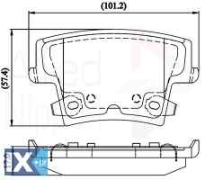 ΣΕΤ ΔΙΣΚΟΦΡΕΝΑ ΟΠΙΣΘ. CHRYSLER-DODGE  ADB32216 05139191AA 05142561AA 5142561AA 05142561AA 5142561AA