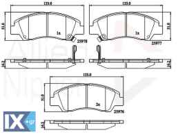 ΣΕΤ ΔΙΣΚΟΦΡΕΝΑ ΕΜΠΡ.HUNDAI  ADB32230 58101B9A30 58101B9A70
