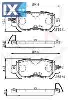 ΣΕΤ ΔΙΣΚΟΦΡΕΝΑ ΟΠΙΣΘ. MAZDA  ADB32241 K0Y12648Z K0Y12648ZA K0Y12648ZC K0Y1268Z K0Y1268ZA
