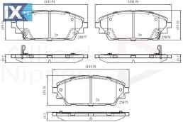 ΣΕΤ ΔΙΣΚΟΦΡΕΝΑ ΕΜΠΡ. MAZDA  ADB32242 BHY13328ZA BHY1338ZA