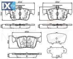 ΣΕΤ ΔΙΣΚΟΦΡΕΝΑ ΟΠΙΣΘ. FORD  ADB32243 2018449 2209329 2211284 2247444 2367295 243333 2433333 5302023 5333787 5333798 5341207 5341209 DG9C2M007BB DG9C2M007CB DG9C2M007DB DG9C2M007HA DG9C2M007JA DG9Z2200