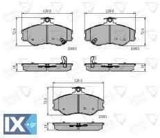 ΣΕΤ ΔΙΣΚΟΦΡΕΝΑ ΕΜΠΡ. HΥUNDAI  ADB3225 5810143A00 5810144A00 5810144A10 581014BA00