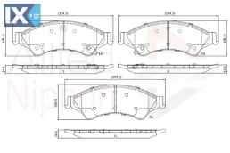 ΣΕΤ ΔΙΣΚΟΦΡΕΝΑ ΕΜΠΡ. FORD  ADB32275 UCYE3323Z UCYE333Z 1723410 1723538 AB312001AB AB312L361AB UCYE3323Z UCYE3323ZA UCYR3323ZA