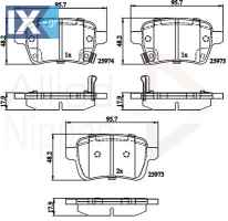 ΣΕΤ ΔΙΣΚΟΦΡΕΝΑ ΟΠΙΣ. FIAT  ADB32279 77366595 77367914