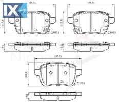 ΣΕΤ ΔΙΣΚΟΦΡΕΝΑ ΟΠΙΣΘ.OPEL  ADB32299 1605285 95517078 1605285 95517078