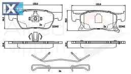 ΣΕΤ ΔΙΣΚΟΦΡΕΝΑ ΕΜΠΡ.OPEL  ADB32306 13478300 13478300 39103797 95526566