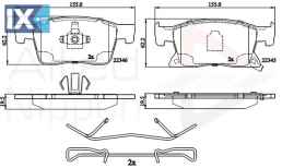 ΣΕΤ ΔΙΣΚΟΦΡΕΝΑ ΕΜΠΡ.OPEL  ADB32309 13478301 13478301