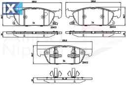 ΣΕΤ ΔΙΣΚΟΦΡΕΝΑ FORD  ADB32310 5301453 5311041 5311711 5320461 5320463 F2GC2001AA F2GC2001AB F2GC2001AC F2GC2001CA F2GC2001CB F2GZ2001A F2GZ2001C 1884555 2241923 5320461 5320463 E1GC2K021AC F2GC2001CB