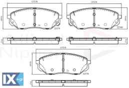 ΣΕΤ ΔΙΣΚΟΦΡΕΝΑ ΕΜΠΡ.  KIA  ADB32353 58101C5A00 58101C5A70