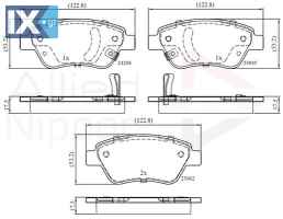 ΣΕΤ ΔΙΣΚΟΦΡΕΝΑ ΕΜΠΡ. ΟPEL  ADB32376 95521571 95521571