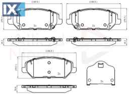 ΣΕΤ ΔΙΣΚΟΦΡΕΝΑ ΕΜΠΡ.  HYUNDAI  ADB32409 58101G4A00 58101G4A10