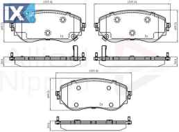 ΣΕΤ ΔΙΣΚΟΦΡΕΝΑ ΕΜΠΡ. MERCEDES  ADB32457 4704205300 A4704205300