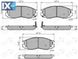ΣΕΤ ΔΙΣΚΟΦΡΕΝΑ ΕΜΠΡ. MITSUBISHI  ADB3269 DBP511119 MN102609 MR205256 MR205257 MR389547 MR389550 MZ690338 X3511009