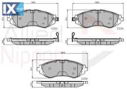 ΣΕΤ ΔΙΣΚΟΦΡΕΝΑ ΕΜΠΡ. DAEWOO  ADB3435 96245178 96281937 96405129 96495227 S3410011 S4510011 S4510019 96245178 S3410011 S4510011 S4510019