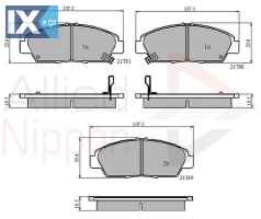ΣΕΤ ΔΙΣΚΟΦΡΕΝΑ ΕΜΠΡ. HONDA-ROVER  ADB3446 45022S30G10 45022S30G12 45022SE0528 45022SE0G10 45022SN7G41 45022SN7G42 45022SN7Y40 45022SS0528 45022SS0G10 GBP90338 GBP90338AF